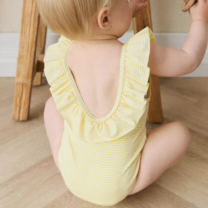 Emmeline Swimsuit Camomile Stripe | Jamie Kay