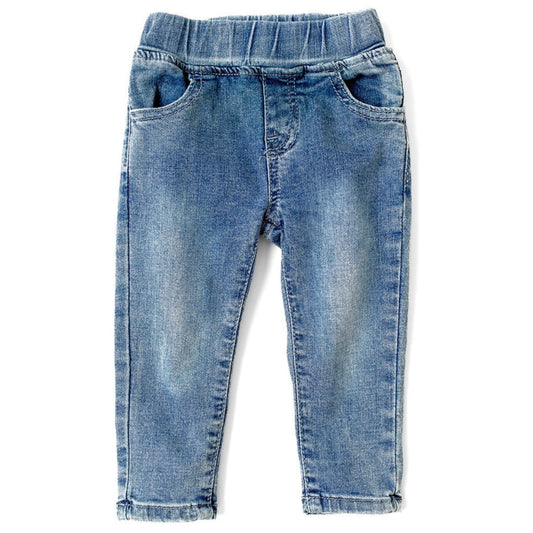 Lightly faded denim | Little Bipsy