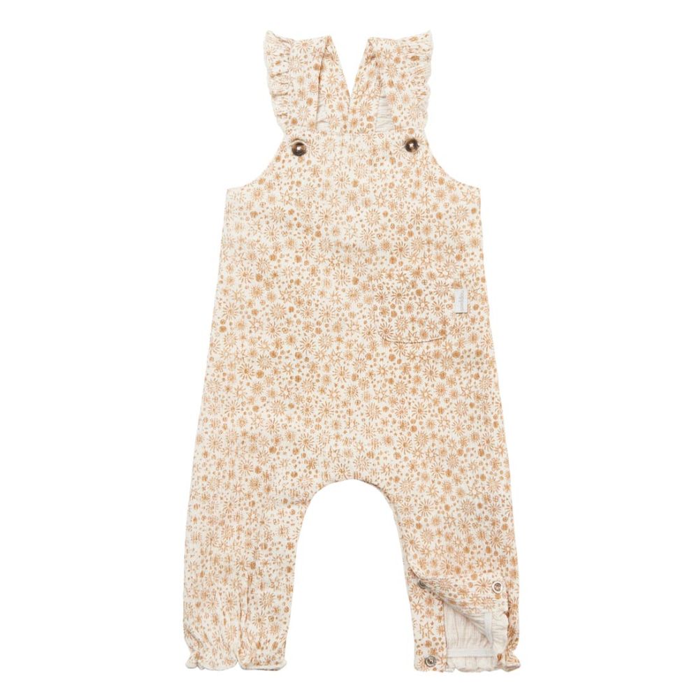 Apple cinnamon all-over print Christmas jumpsuit | Noppies