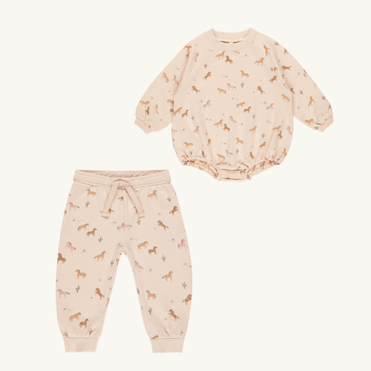Horse Sweatshirt Set 18-24 Months | Rylee + Cru