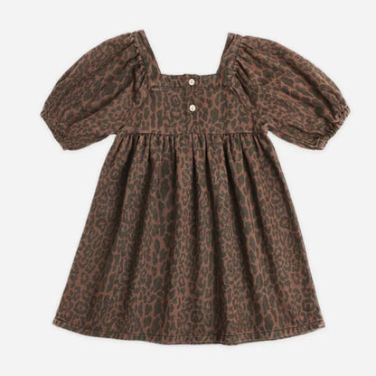 Gretta Babydoll Dress Leopard | Rylee + Cru