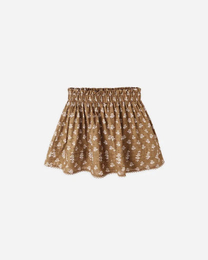 Mae Skirt Golden Fleur + Colette Tee Set 6-7Y | Rylee + Cru