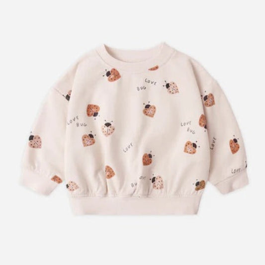 Relaxed Sweatshirt Love Bug | Quincy Mae