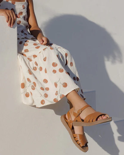 Tiered Midi Skirt Tomatoes | Rylee + Cru