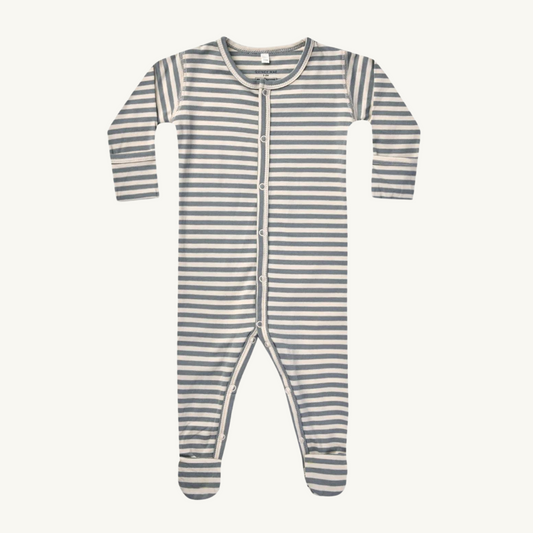 Pyjama rayures Océan | Quincy Mae
