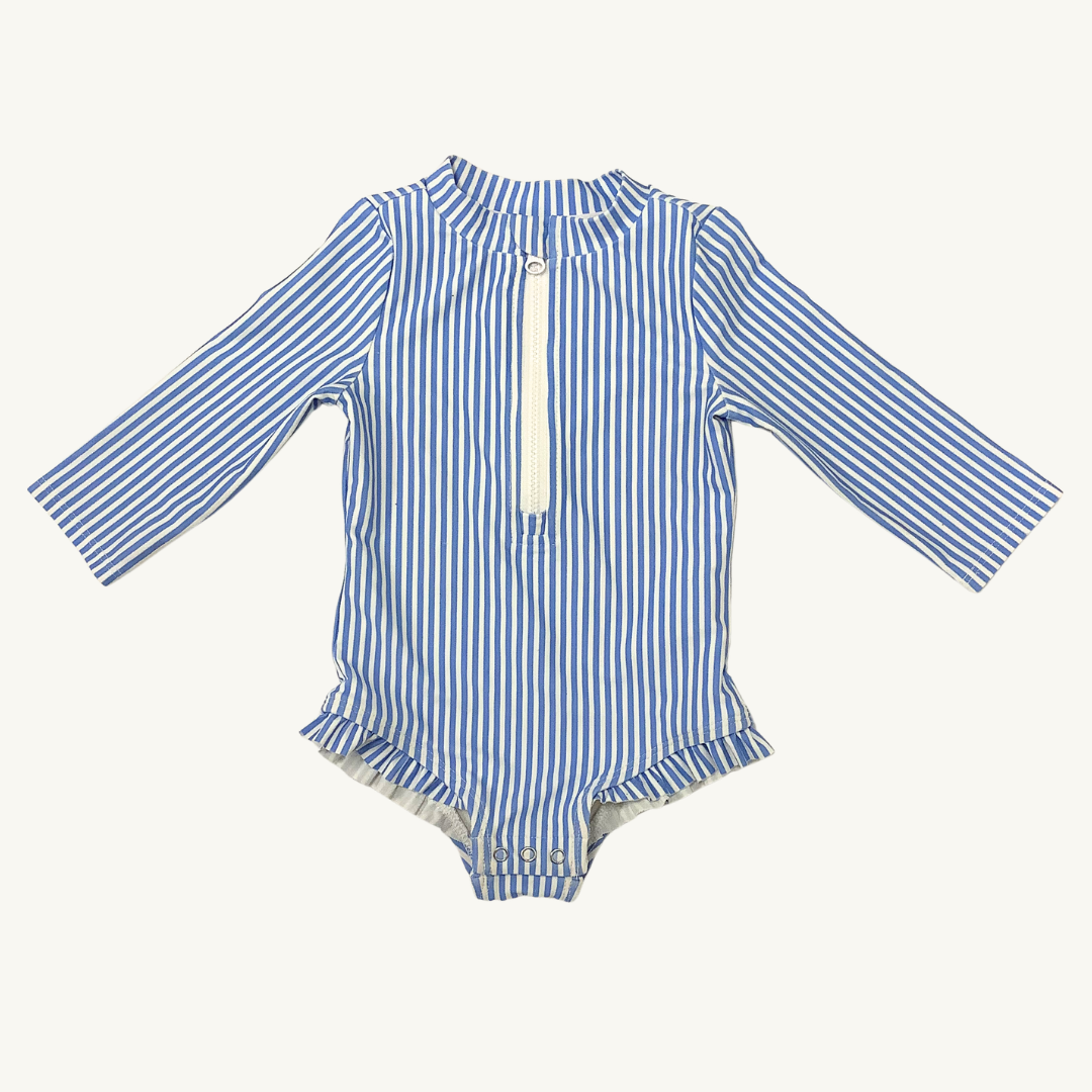 SM | Stripped Onepiece Swimsuit 6-12M | Gap