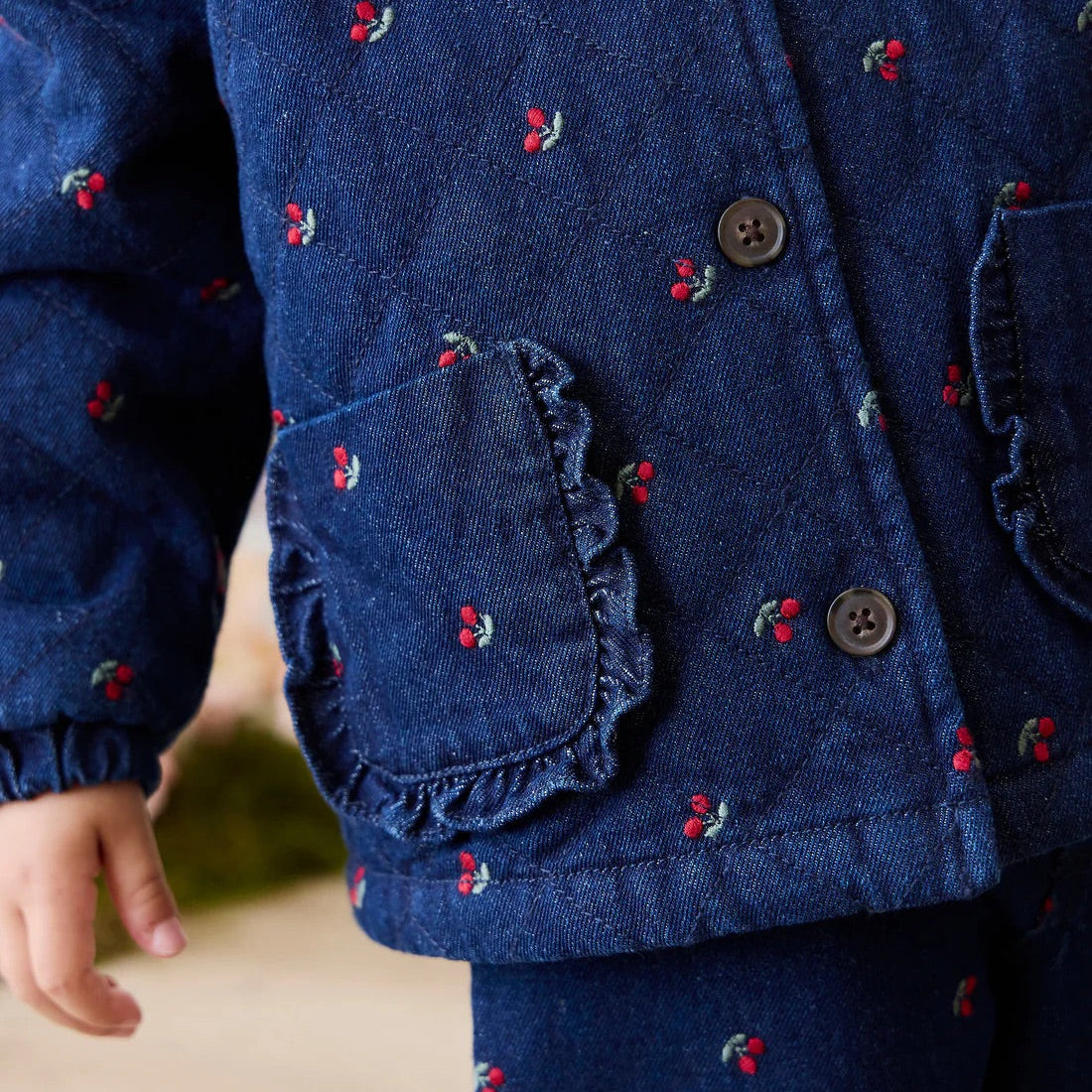 Amandine Jacket Cerise Denin | Jamie Kay