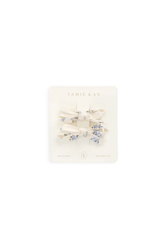 Nathalie Bow jumper field blue | Jami Kay