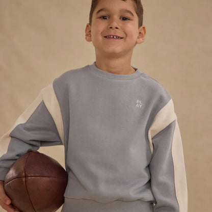 Relaxed Sweatshirt Dusty Blue | Rylee + Cru