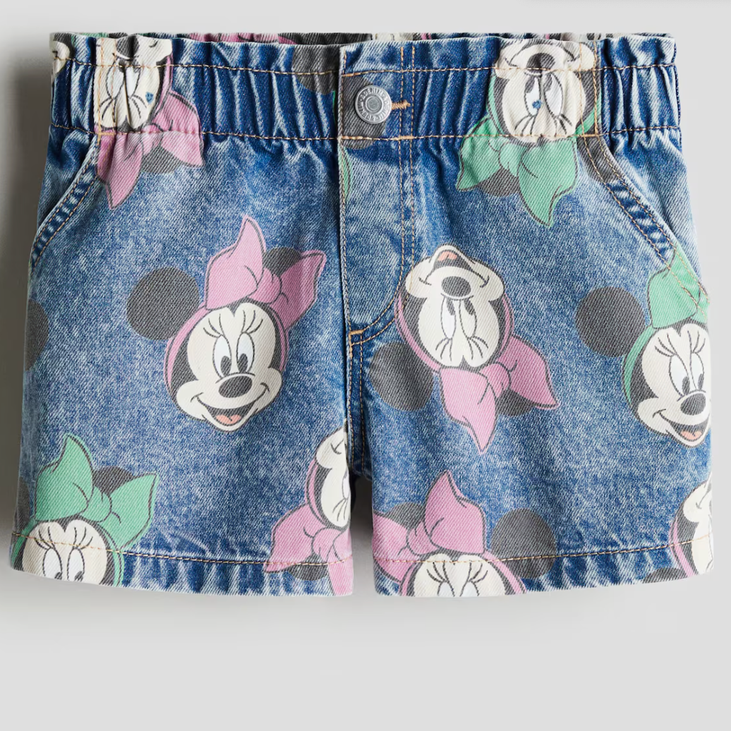 Cream denim shorts | Coniglio