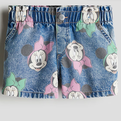 Cream denim shorts | Coniglio