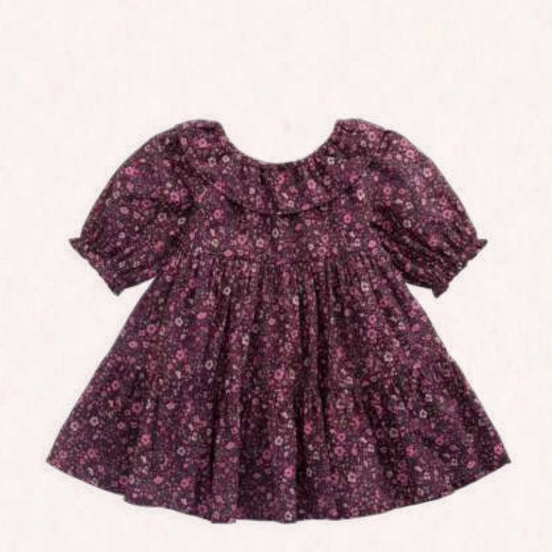 Acacia Dress - Floral Fig