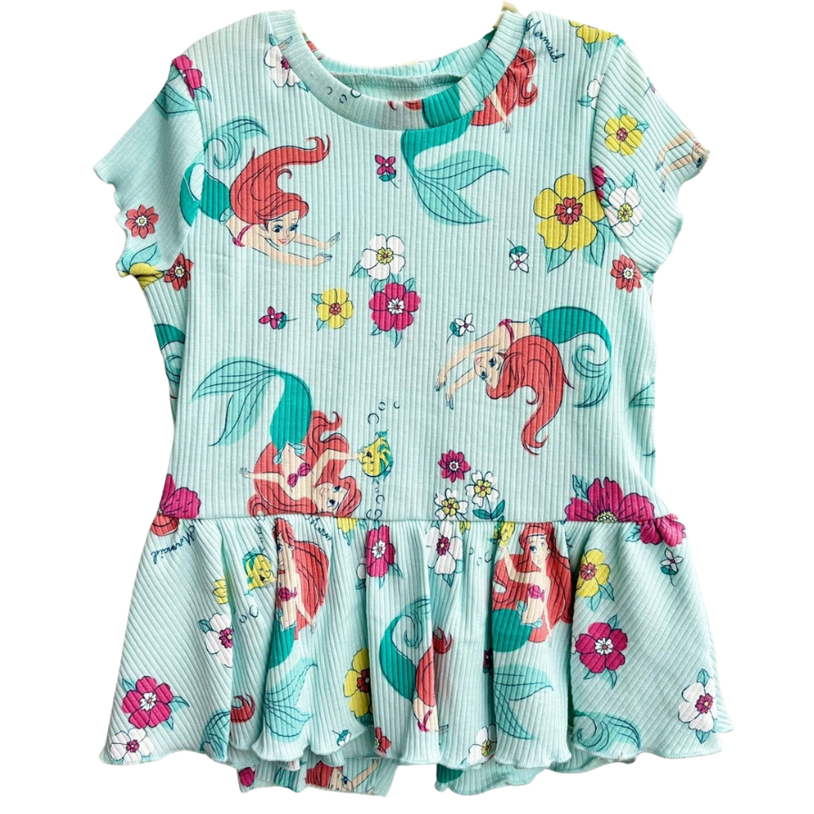 Ensemble T-shirt et short côtelé Ariel | Disney