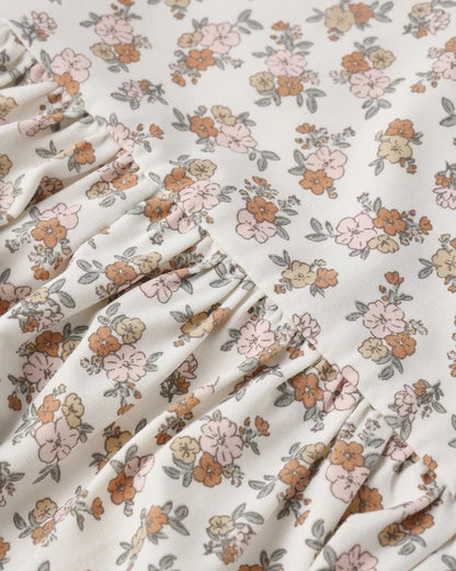 Bamboo Babydoll Dress Wildflower | Quincy Mae