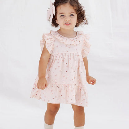 Charlotte Dress Heart Confetti | Quincy Mae