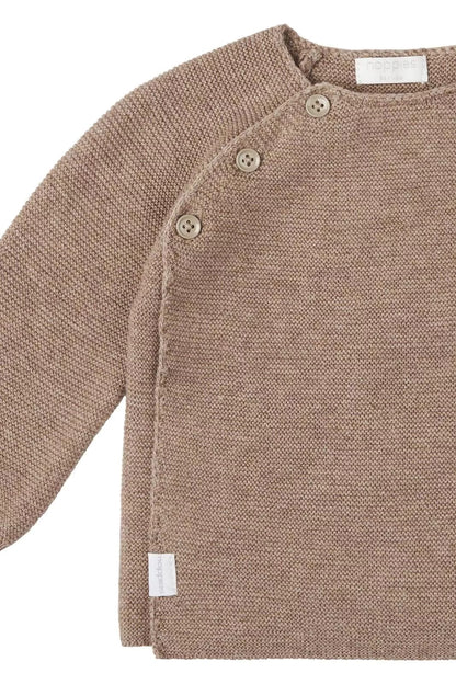 Cardigan tricot taupe | Noppies