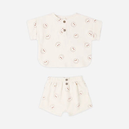 take me home mauve ditsy set  | Quincy Mae