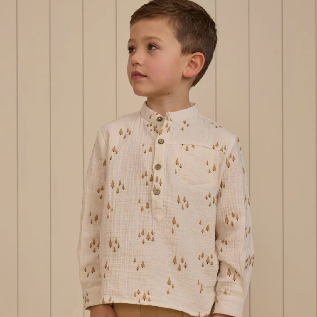Chemise sapins 6-7 ans | Rylee + Cru