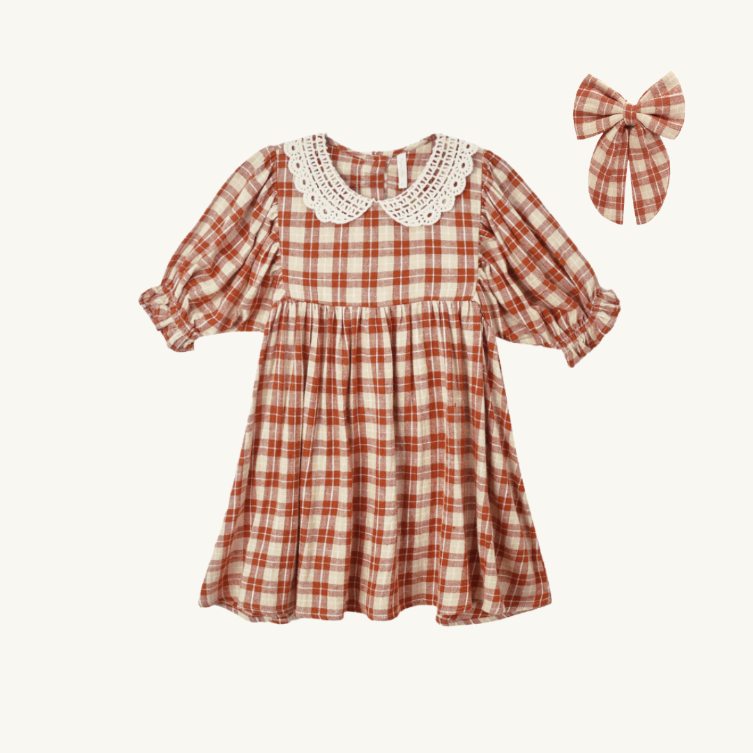 Robe Heidi et boucle Plaid | Rylee + Cru