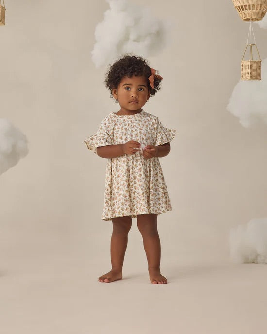 Bamboo Babydoll Dress Wildflower | Quincy Mae