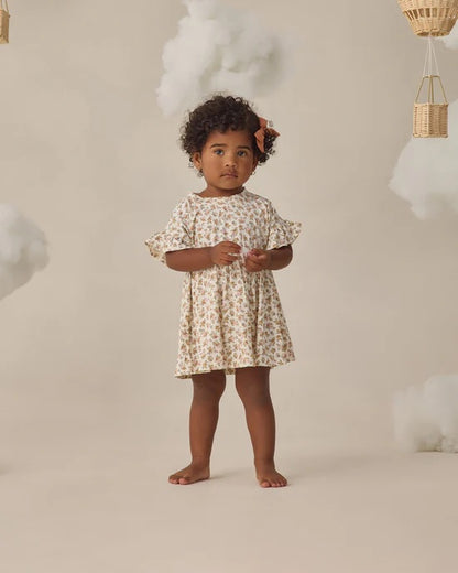 Bamboo Babydoll Dress Wildflower | Quincy Mae