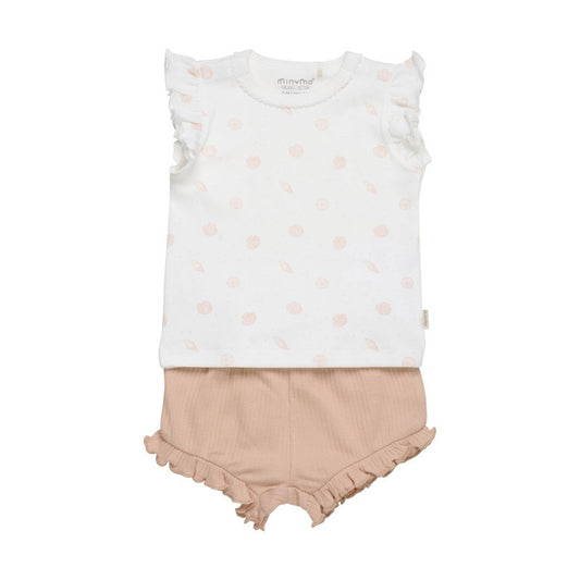 Ensemble short coquillages | Minymo