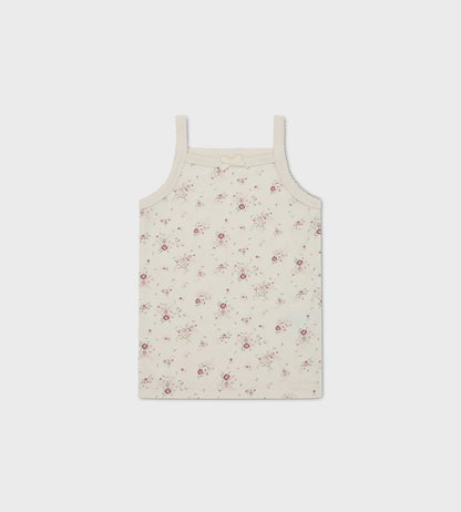 Singlet Simple Flowers Egret | Jamie Kay