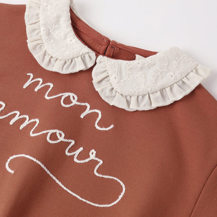 Collared Sweatshirt My Love | Quincy Mae