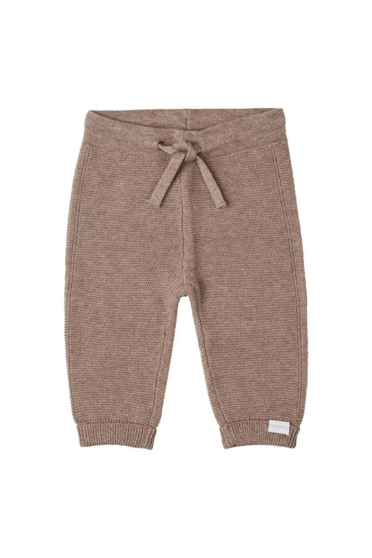 Pantalon tricot taupe | Noppies