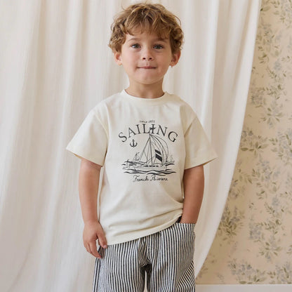 Kingsley Pant Sailor Stripe Eclipse Cloud | Jamie Kay