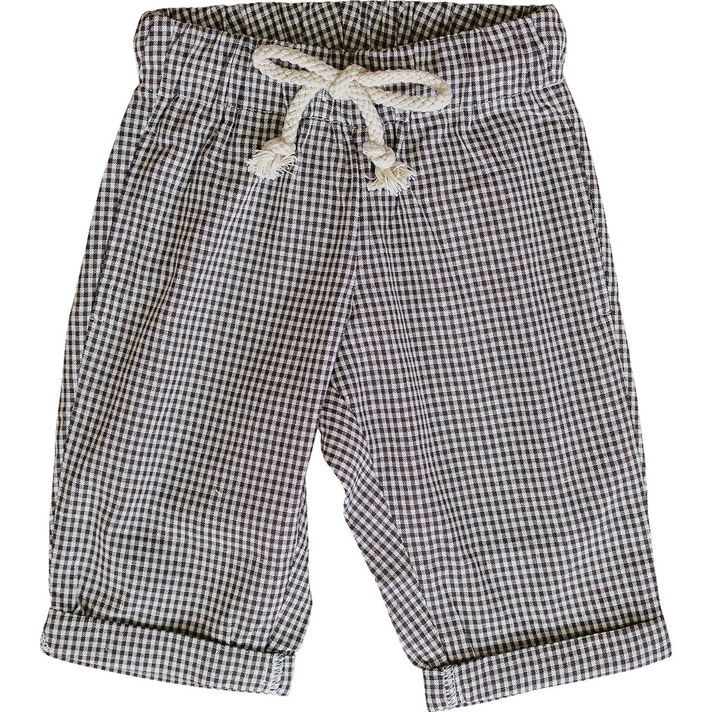 Brown plaid pants | Mebie