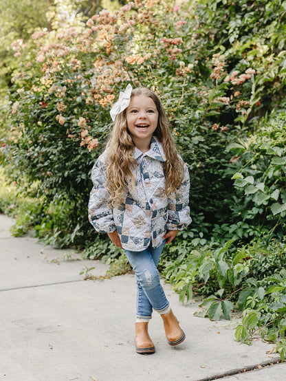 Patchwork Quitted Jacket | Mebie