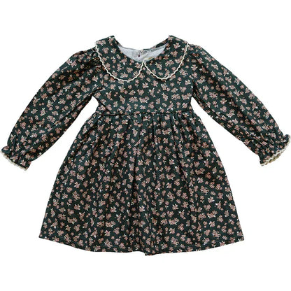 Olive Bloom Dress | Mebie