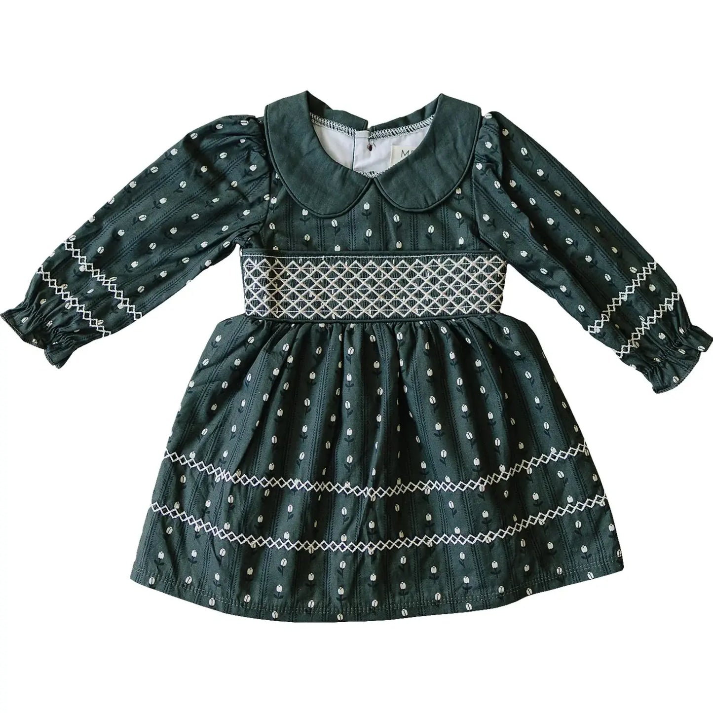 Tulip Smoked Peter Pan Collar Dress | Mebie