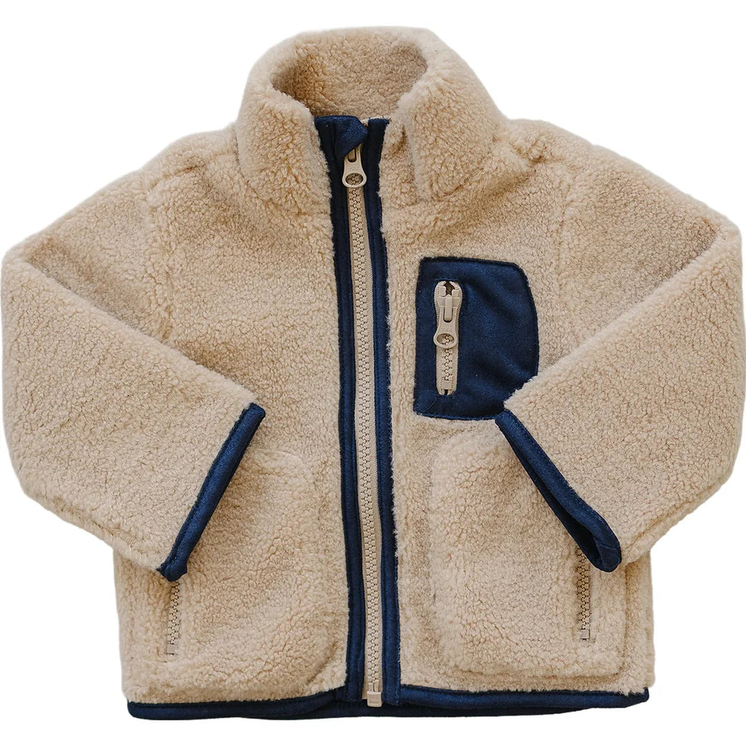Sherpa zip-up Jacket | Mebie