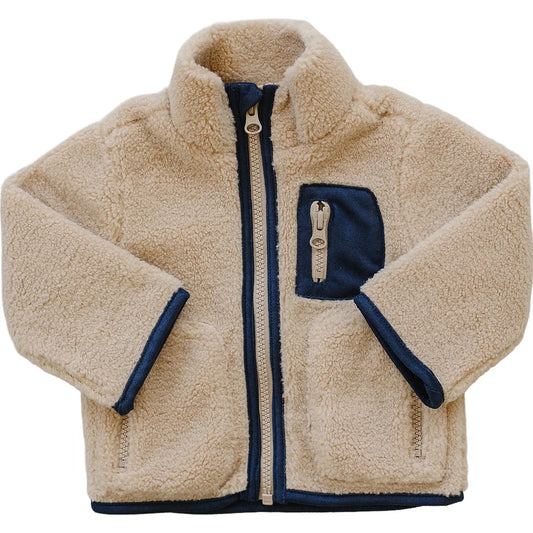 Sherpa zip-up Jacket | Mebie