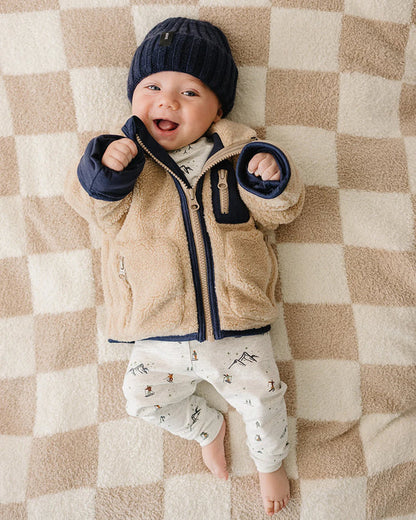 Sherpa zip-up Jacket | Mebie