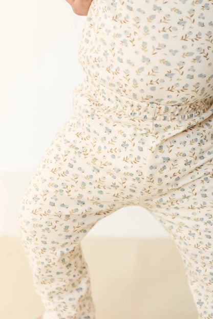 Everyday Legging - Blueberry Ditsy| Jamie Kay