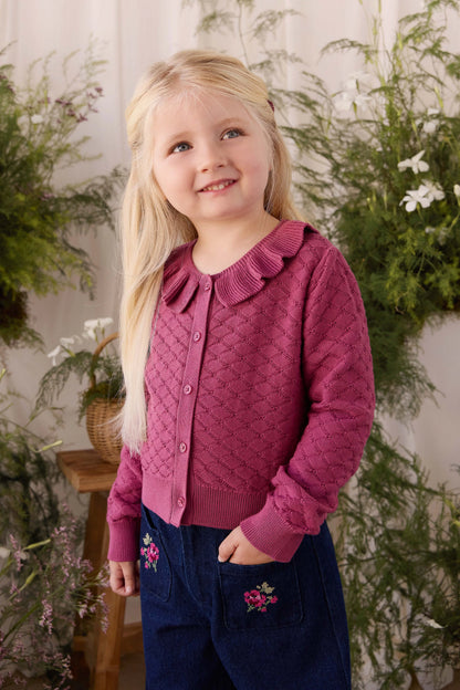 Alison Cardigan - Raspberry Wine | Jamie Kay