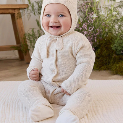Cameron Knitted Onepiece - Vanilla | Jamie Kay