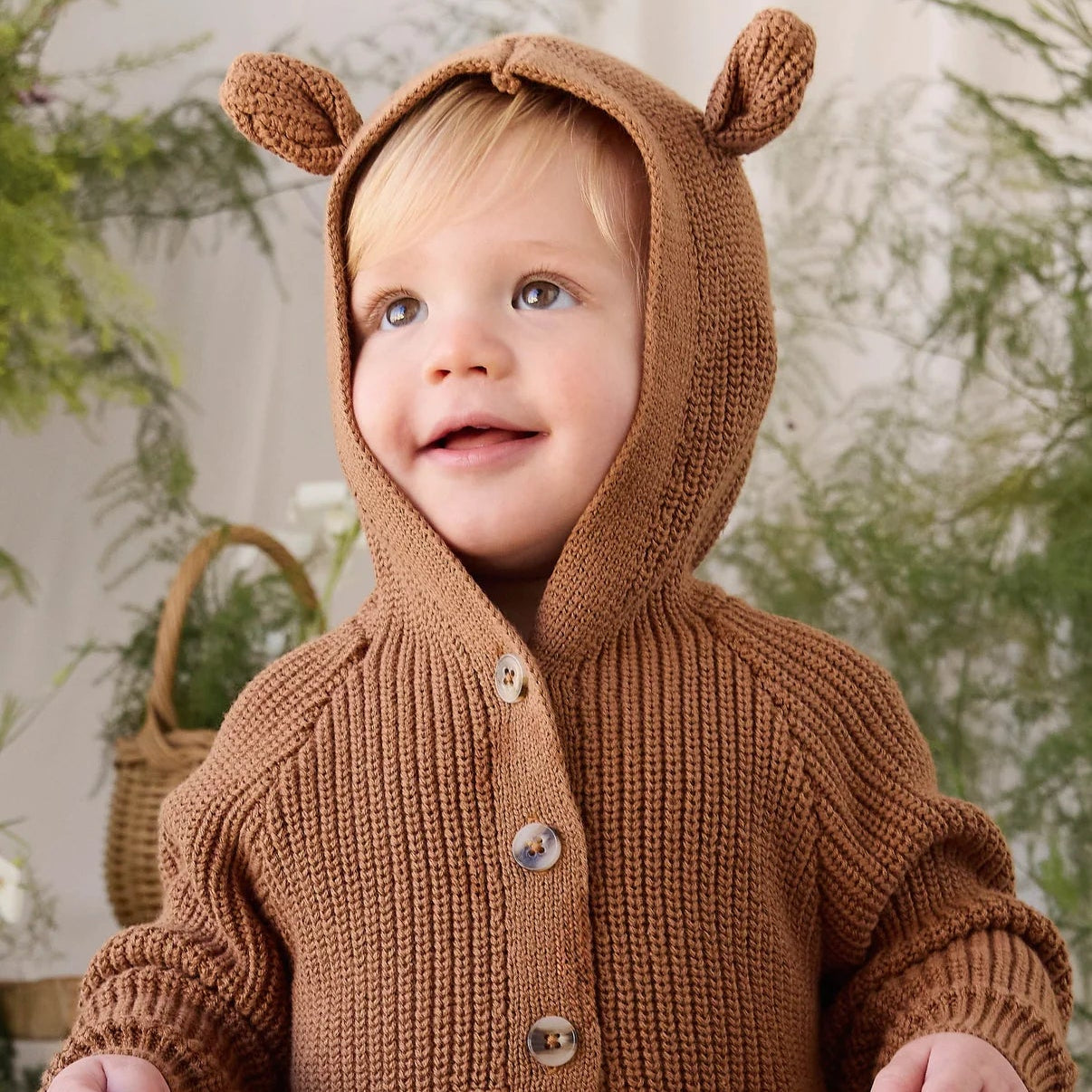 Bear Cardigan - Butterscotch | Jamie Kay