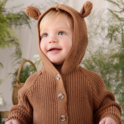 Bear Cardigan - Butterscotch | Jamie Kay