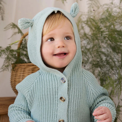 Bear Cardigan - Reef | Jamie Kay