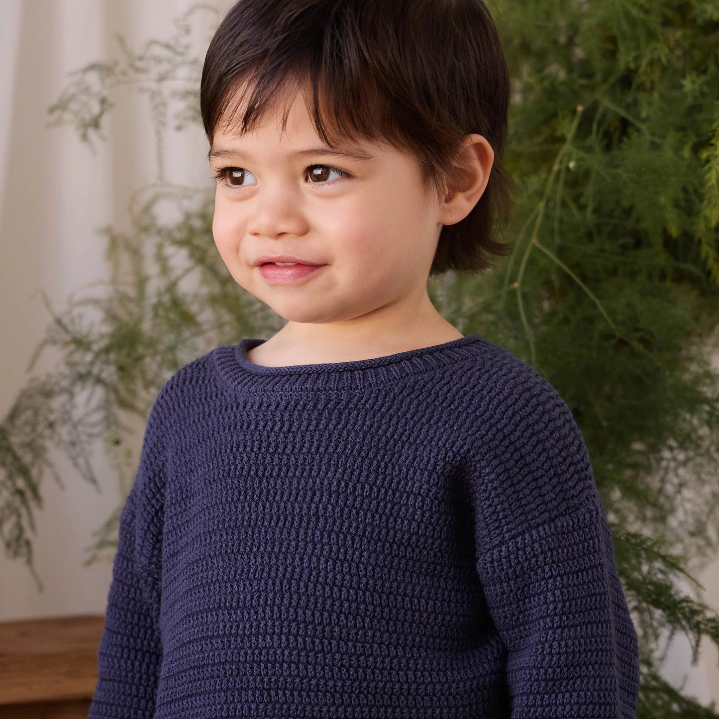 Eugene Knitted Jumper - Marine | Jamie Kay