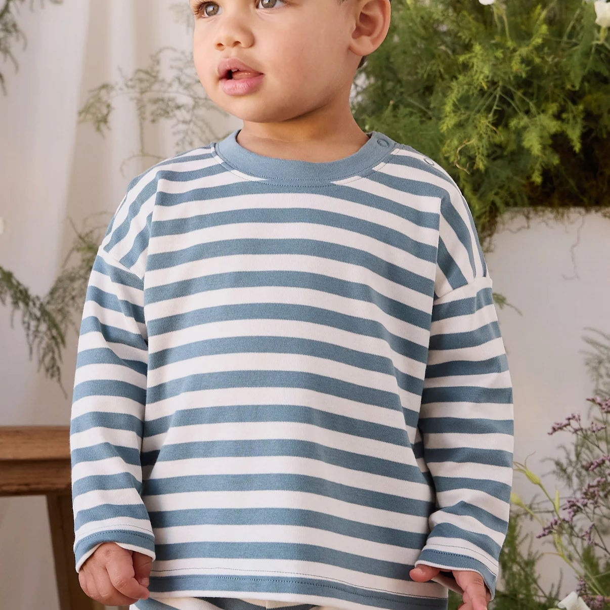 Edward Long Sleeve Top - Essential Stripe | Jamie Kay