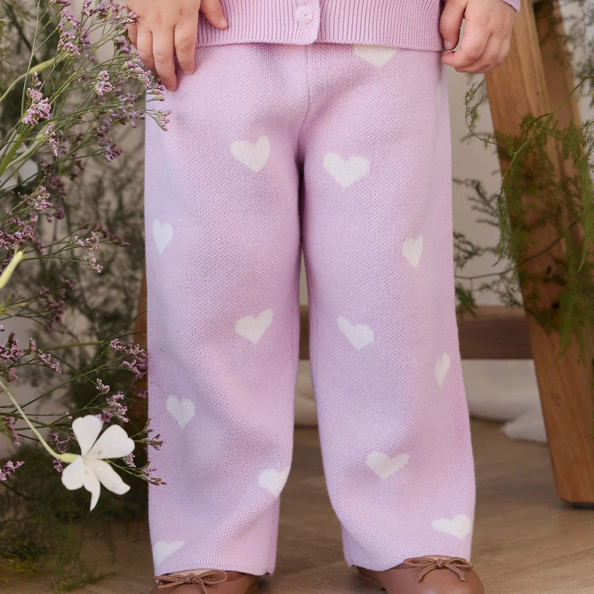 Kayla Pant - Kayla Heart Jacquard Orchid Dream | Jamie Kay