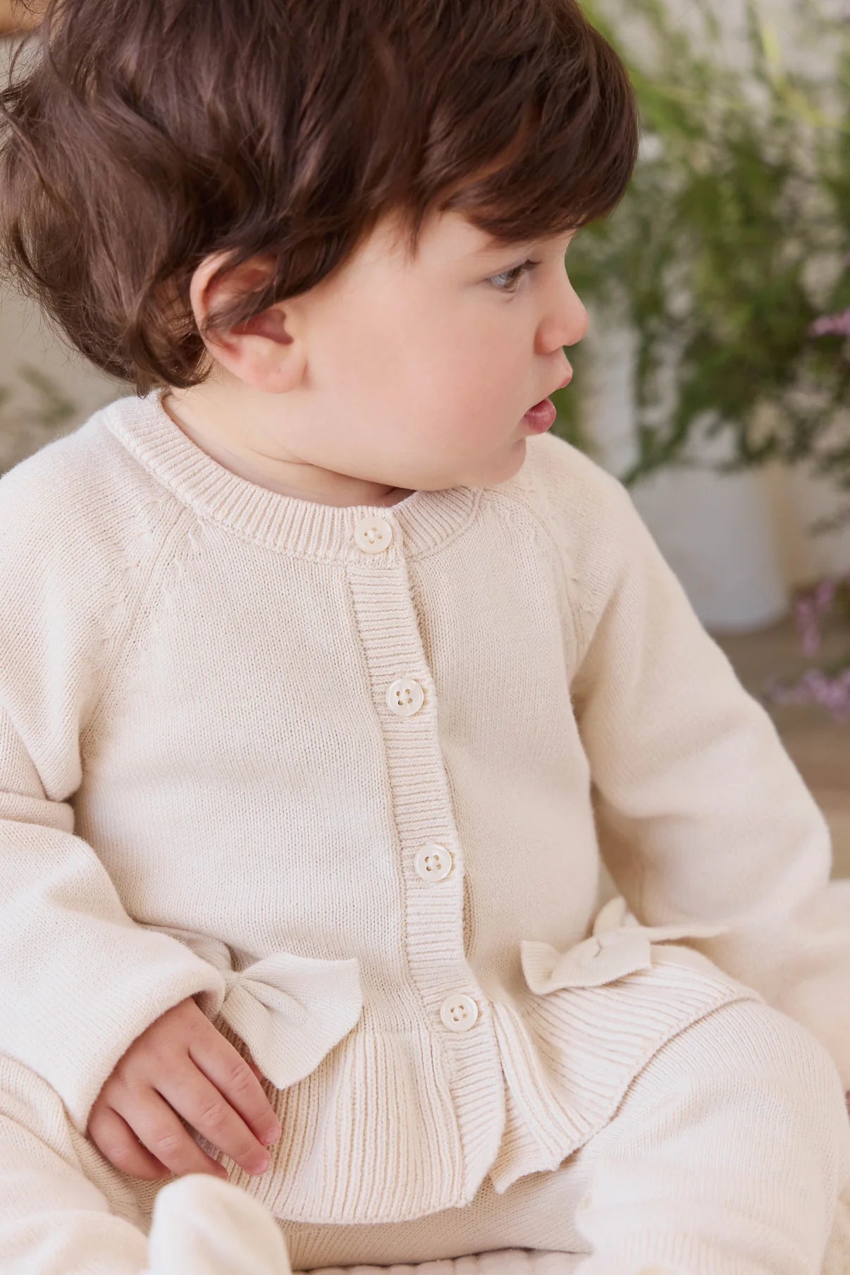 Lyla Cardigan - Vanilla | Jamie Kay