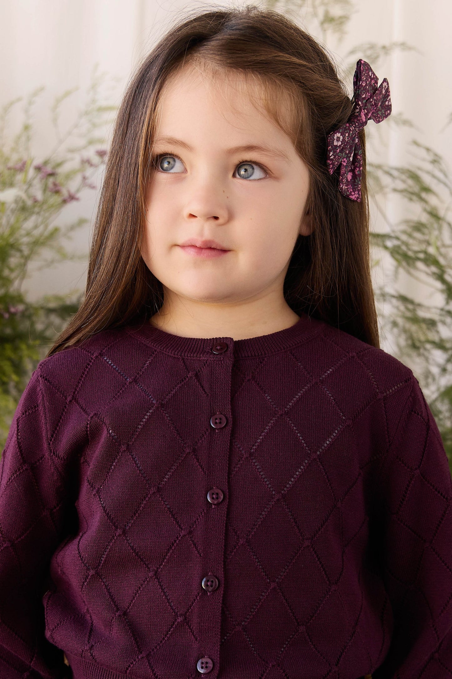 Lilah Cardigan - Fig | Jamie Kay