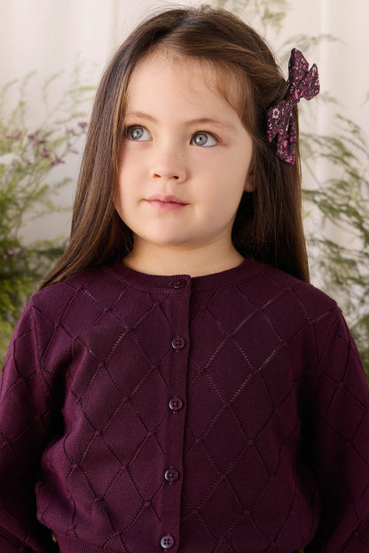 Lilah Cardigan - Fig | Jamie Kay