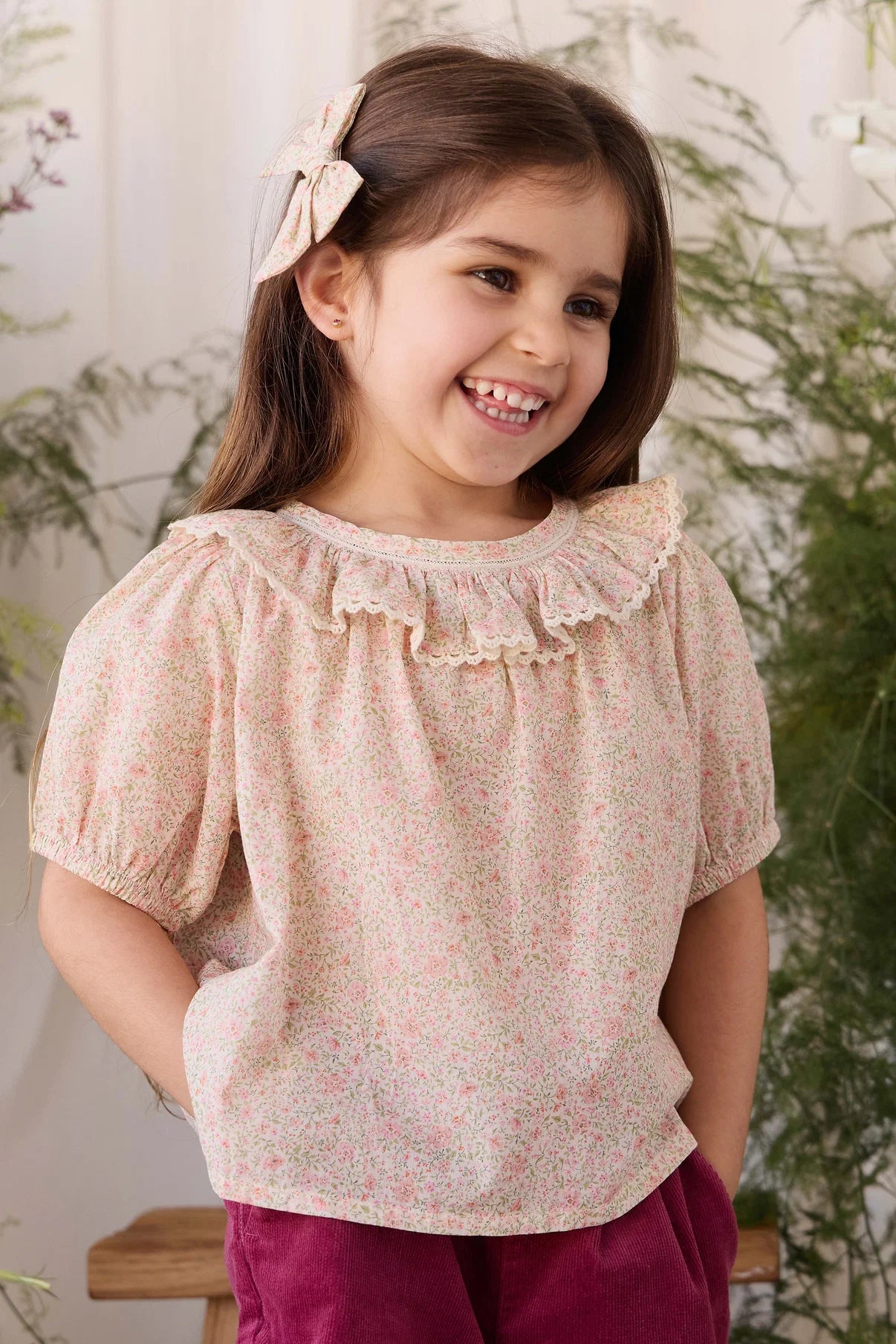 Misty Top - Flora Pink | Jamie Kay